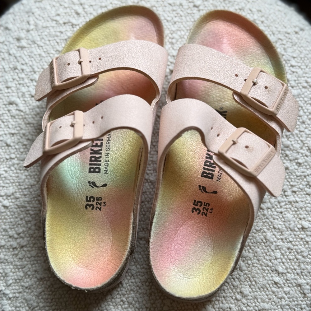 Birkenstock Women's Sandals - Blush and Iridescent